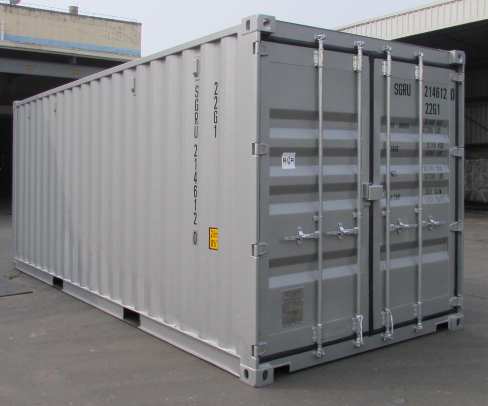 containers maritimes de 20 pieds en stock