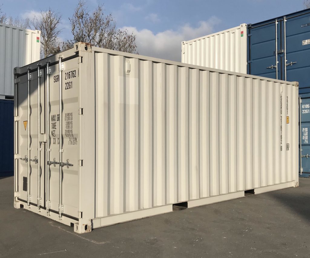 containers maritimes de 20 pieds en stock