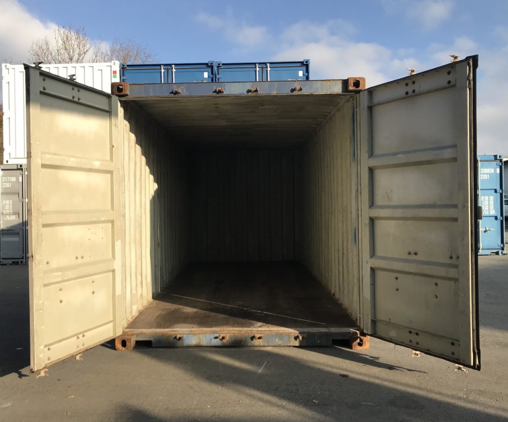 containers maritimes de 10, 20 ou 40 pieds en stock