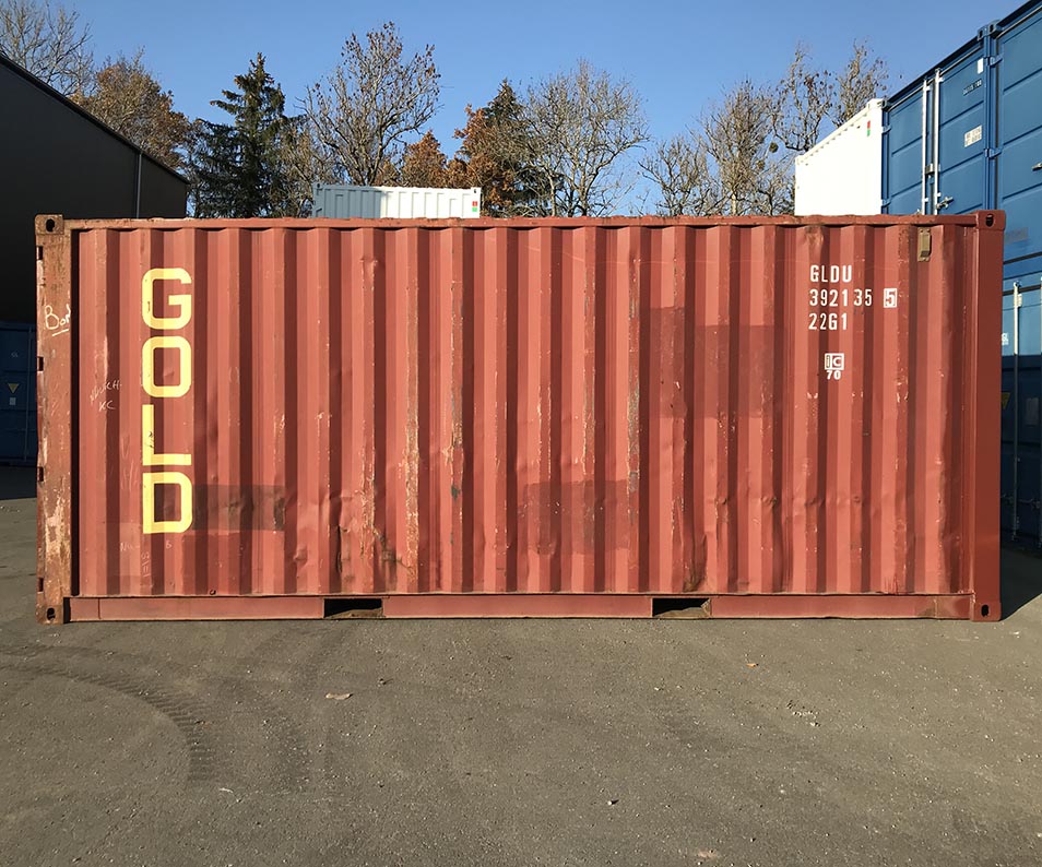 containers maritimes de 10, 20 ou 40 pieds en stock