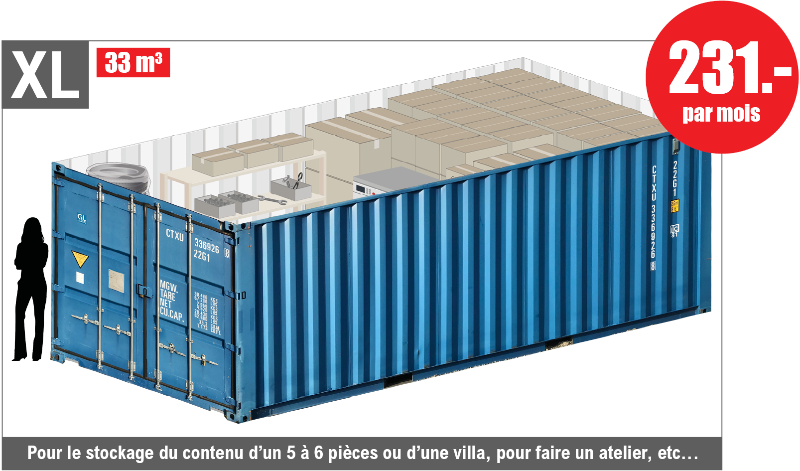 AB Box Location containers et box de stockage